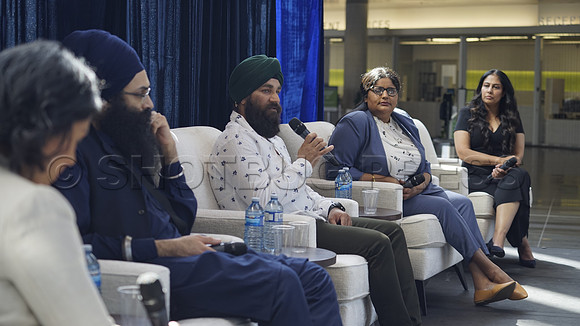April 23, 2022,  200 Afghan Sikhs and Hindus in BC and Alberta at Surrey City Hall