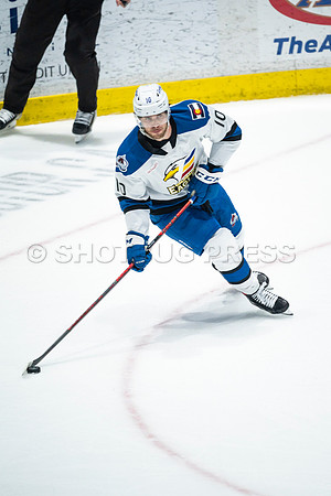 Sun, March 13, 2022 Abbotsford Canucks take Colorado Eagles 5–4 in OT at Abbotsford Event Centre in Abbotsford, BC