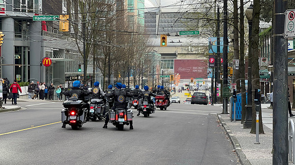 Sat Apr 9, 2022 Sikh Motorcycle Club rides to BC Place for Vaisakhi celebration