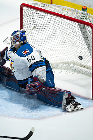 Sun, March 13, 2022 Abbotsford Canucks take Colorado Eagles 5–4 in OT at Abbotsford Event Centre in Abbotsford, BC