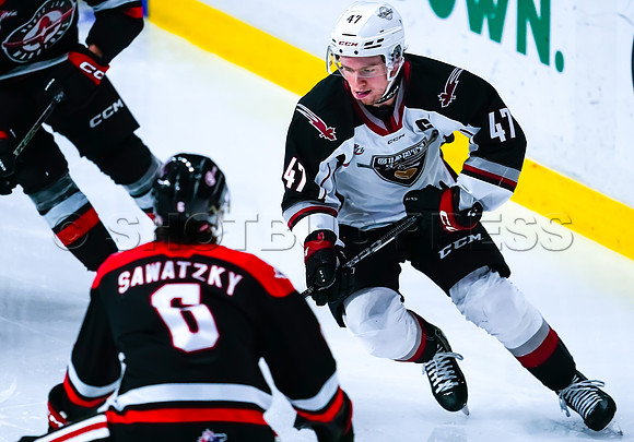 Wes Shaw Moosejaw Warriors at the Vancouver Giants 20241102 -243258
