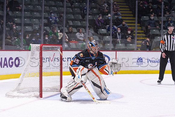 Abbotsford Canucks defeat San Diego Gulls 4-2 on Sunday, Jan 23, 2022 at Abbotsford Centre.