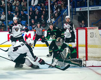 Oct 20, 2024 Vancouver Giants destroy the Prince Albert Raiders 10-1 in Langley.