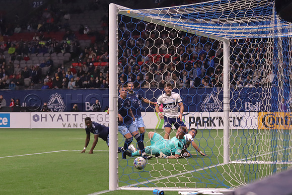 Sat, April 2, 2022 The Vancouver Whitecaps FC clinch a 1-0 win over Sporting Kansas City in Vancouver.