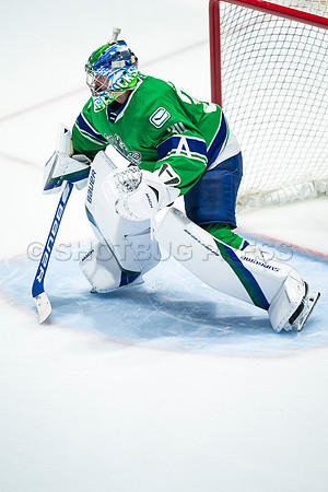 Sun, March 13, 2022 Abbotsford Canucks take Colorado Eagles 5–4 in OT at Abbotsford Event Centre in Abbotsford, BC