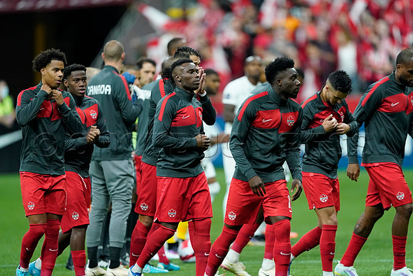 Canada win against Curaçao, 4-0, Men's National Soccer, Vancouver, Canada. 9 Jun 2022