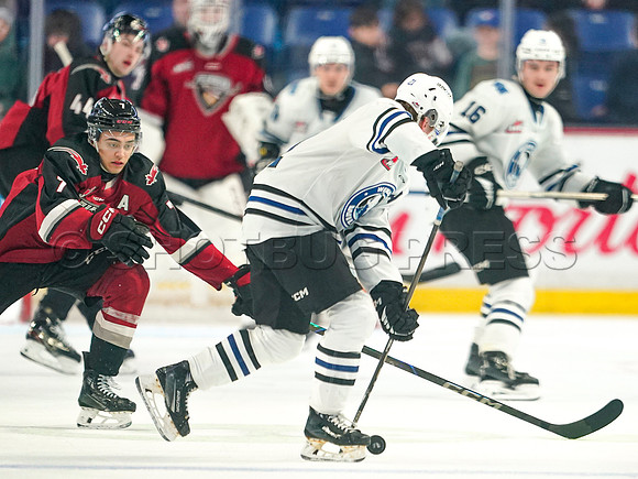 Wes Shaw Vancouver Giants make a 3rd period push to take the Wenantchee Wild 20250103 -275980