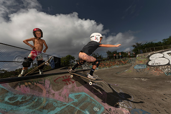 Feb 19, 2022, Sunset Beach Skatepark, North Shore, Oahu