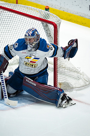 Sun, March 13, 2022 Abbotsford Canucks take Colorado Eagles 5–4 in OT at Abbotsford Event Centre in Abbotsford, BC