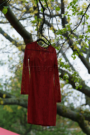 Thurs, May 5, 2022 Red Dress Day in support of missing and murdered Indigenous women.