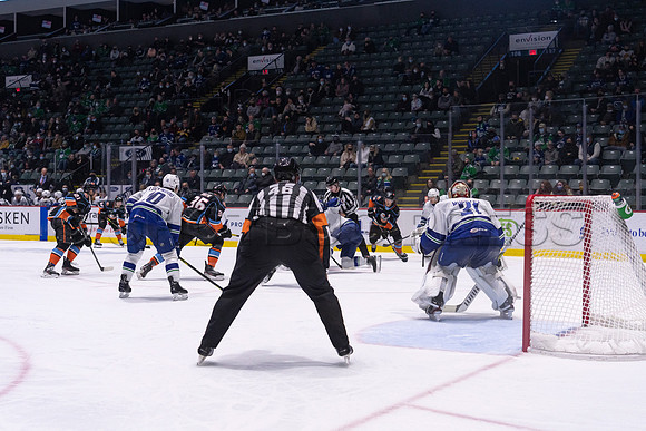 Abbotsford Canucks defeat San Diego Gulls 4-2 on Sunday, Jan 23, 2022 at Abbotsford Centre.