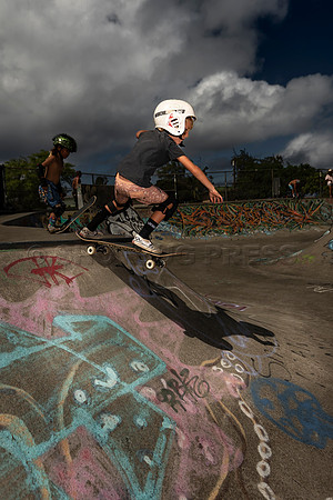 Feb 19, 2022, Sunset Beach Skatepark, North Shore, Oahu
