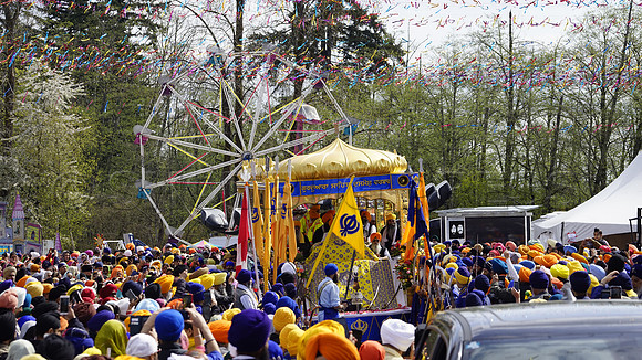 April 23, 2022 Gurdawara Sahib Dasmesh Darbar’s Vaisakhi celebration in Surrey