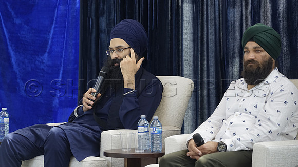 April 23, 2022,  200 Afghan Sikhs and Hindus in BC and Alberta at Surrey City Hall