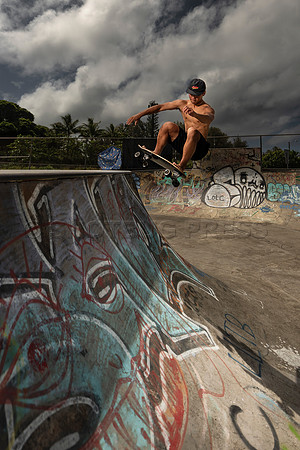 Feb 19, 2022, Sunset Beach Skatepark, North Shore, Oahu