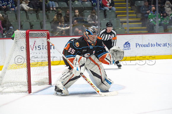 Abbotsford Canucks defeat San Diego Gulls 4-2 on Sunday, Jan 23, 2022 at Abbotsford Centre.