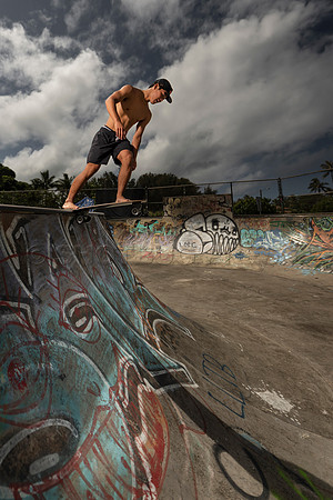 Feb 19, 2022, Sunset Beach Skatepark, North Shore, Oahu