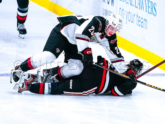 Wes Shaw Moosejaw Warriors at the Vancouver Giants 20241102 -243253