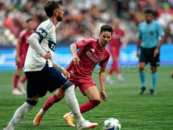Wes Shaw St. Louis City SC fall to the Vancouver Whitecaps 3-2 20250823 -355255