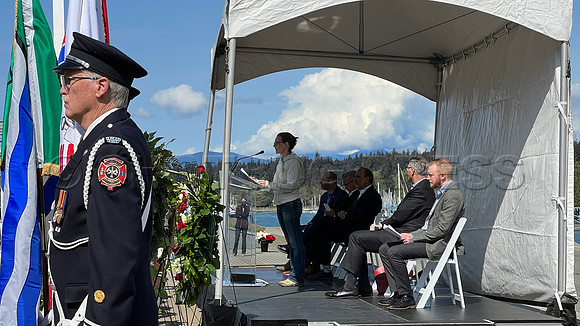 April 28, 2022 Day of mourning for workers, at Jack pool plaza Vancouver.