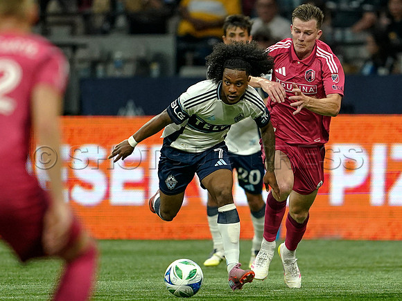 Wes Shaw St. Louis City SC fall to the Vancouver Whitecaps 3-2 20250823 -356080